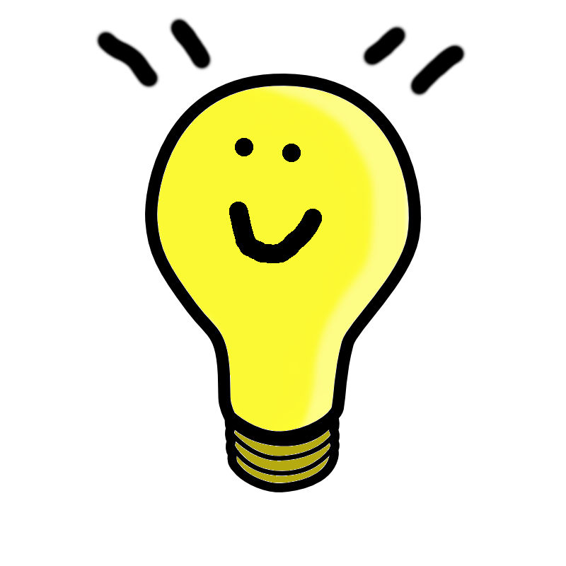 light bulb smile > Andrea's Ideas